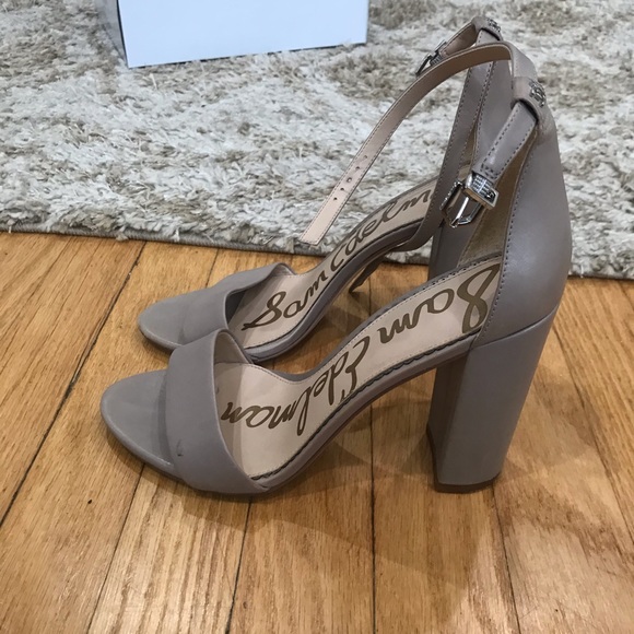 sam edelman grey heels